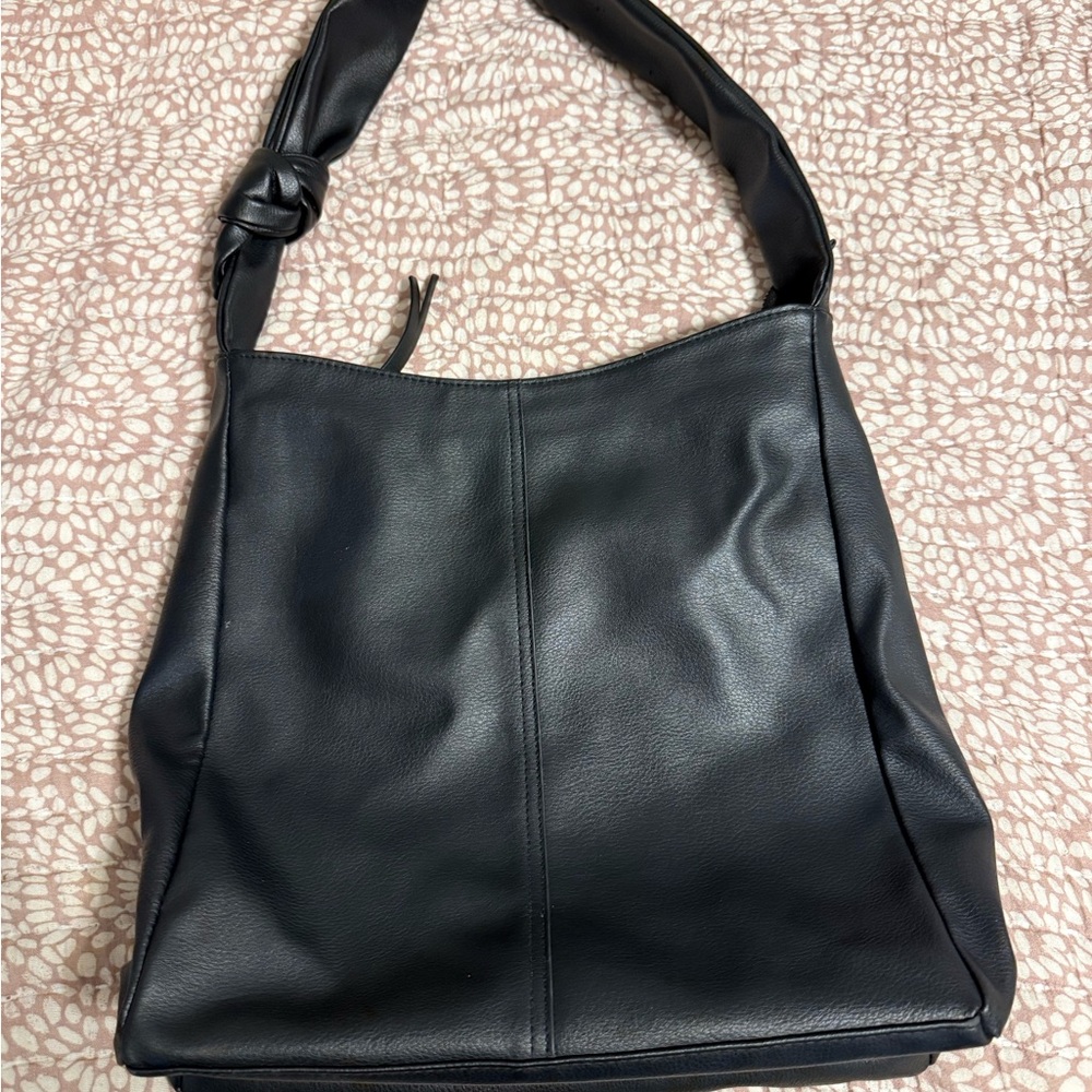 Time and Tru Women's Vera Hobo Handbag black - Picture 2 of 8